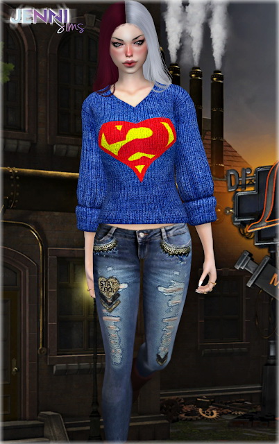 Jenni Sims: Base Game Compatible Sweater Knit