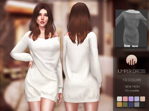  The Sims Resource: Jumper Dress BD181 by busra tr