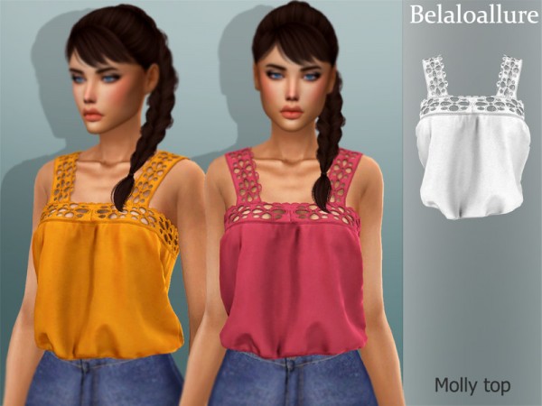  The Sims Resource: Molly top by belal1997