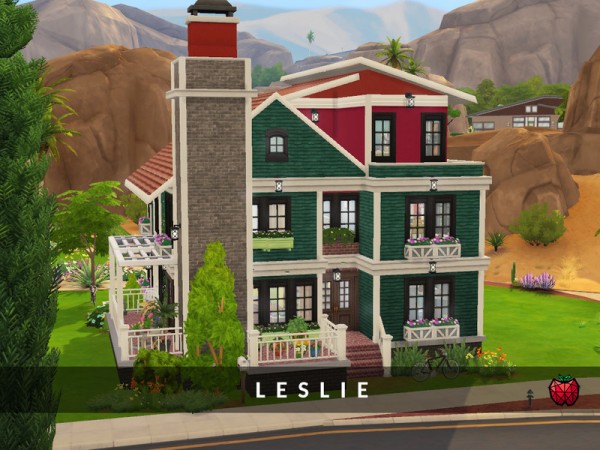 The Sims Resource: Leslie House no cc by melapples