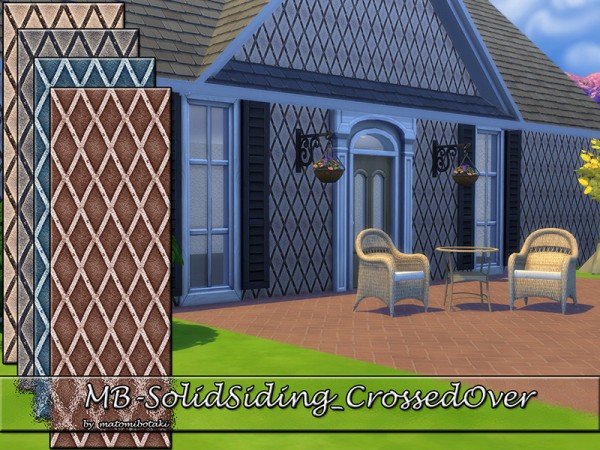  The Sims Resource: Solid Siding Crossed Over bymatomibotaki