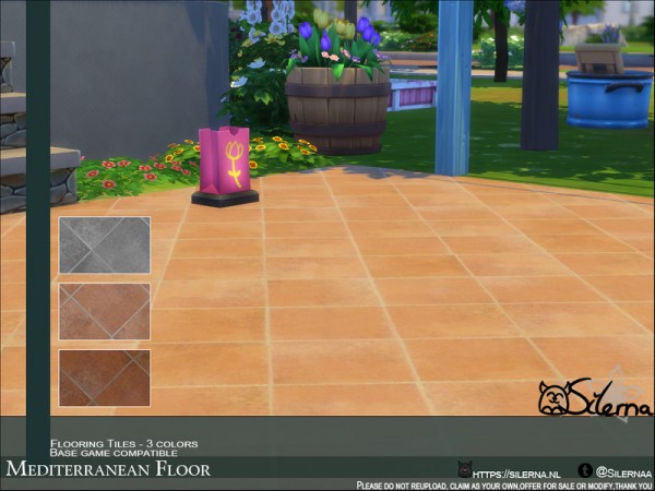  The Sims Resource: Mediterranean Floor by Silerna