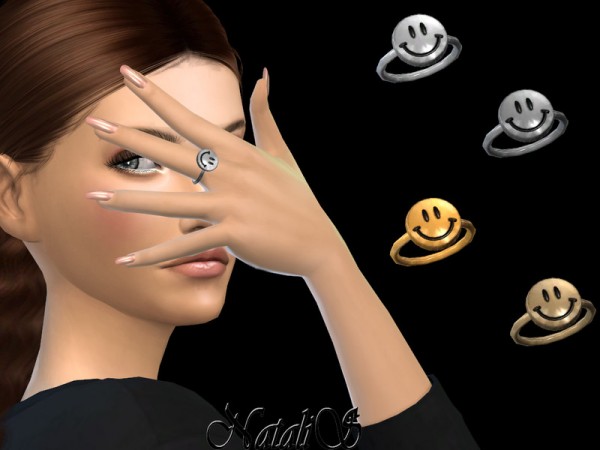  The Sims Resource: Smiley face ring by NataliS