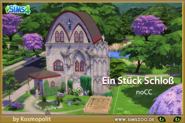  Blackys Sims 4 Zoo: A piece of castle by Kosmopolit