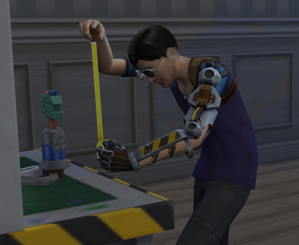  Mod The Sims: Stand alone ROBOT ARM accessory by horresco