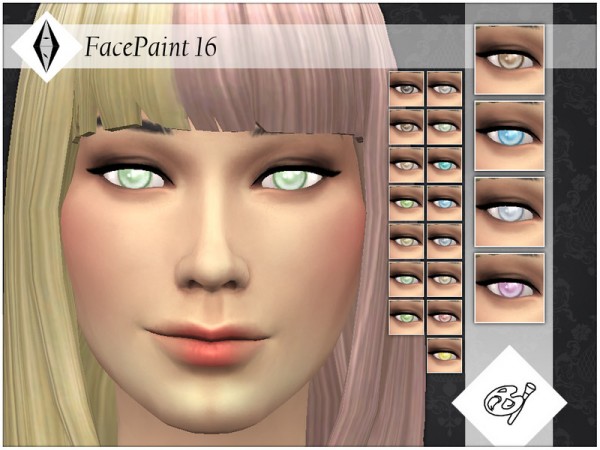  The Sims Resource: FacePaint 16 by AleNikSimmer