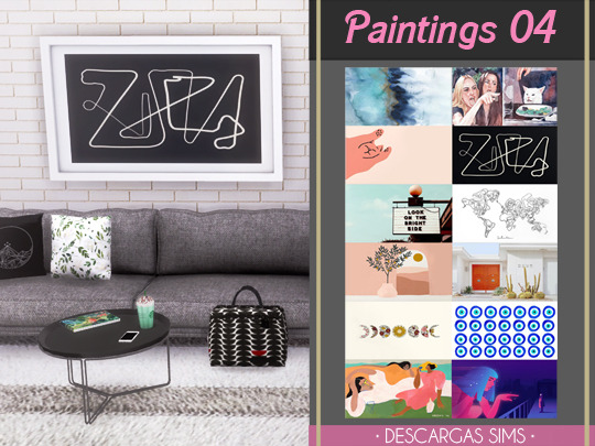  Descargas Sims: Paintings 04