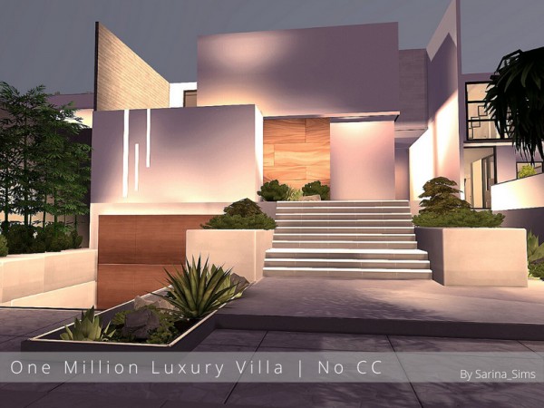  The Sims Resource: One Million Luxury Villa   No CC by Sarina Sims