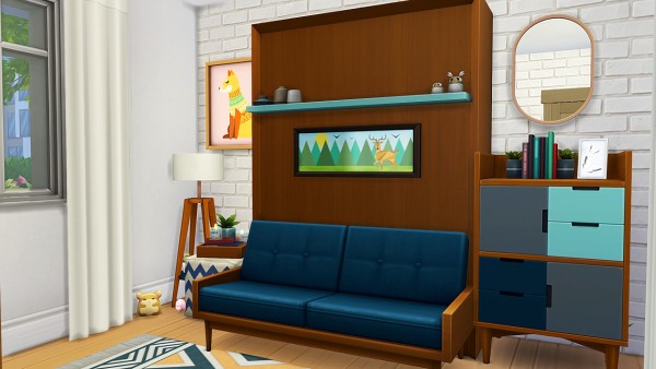 Aveline Sims: Tiny House for 8 sims