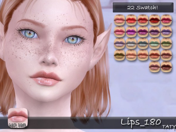  The Sims Resource: Lips 180 by tatygagg