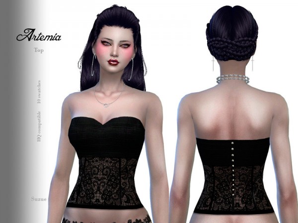  The Sims Resource: Artemia Top by Suzue