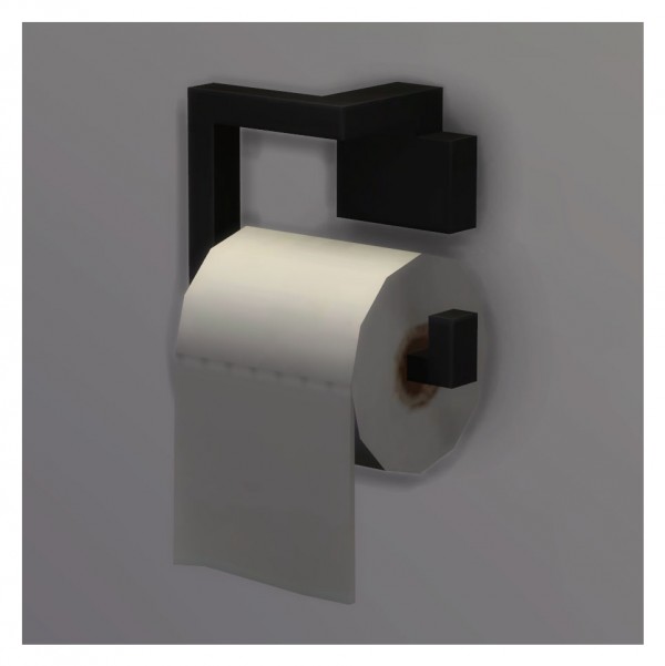  Mod The Sims: Angular Toilet Paper Roll Holder by Menaceman44