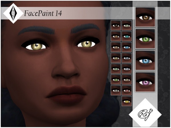  The Sims Resource: Face Paint 14 by AleNikSimmer