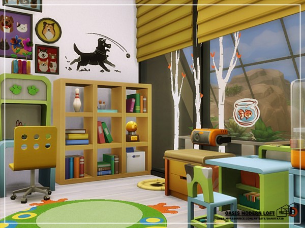  The Sims Resource: Oasis Modern loft by Danuta720