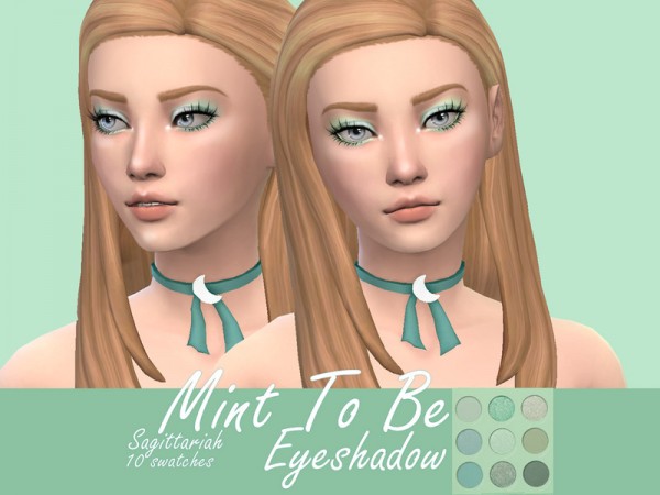  The Sims Resource: Colourpop Mint To Be Eyeshadow by Sagittariah
