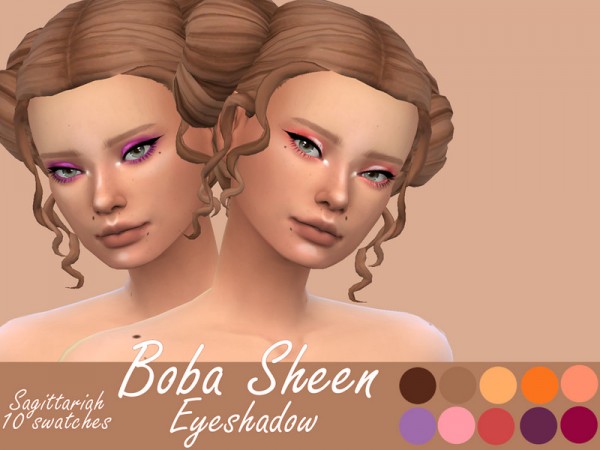  The Sims Resource: Boba Sheen Eyeshadow by Sagittariah
