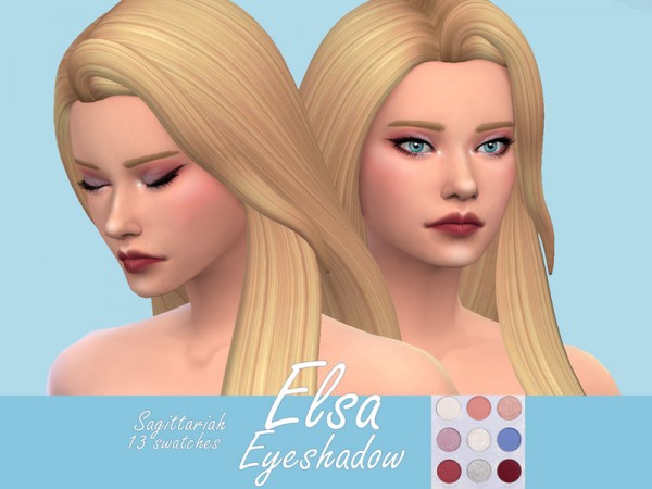  The Sims Resource: Colourpop Elsa Eyeshadow by Sagittariah