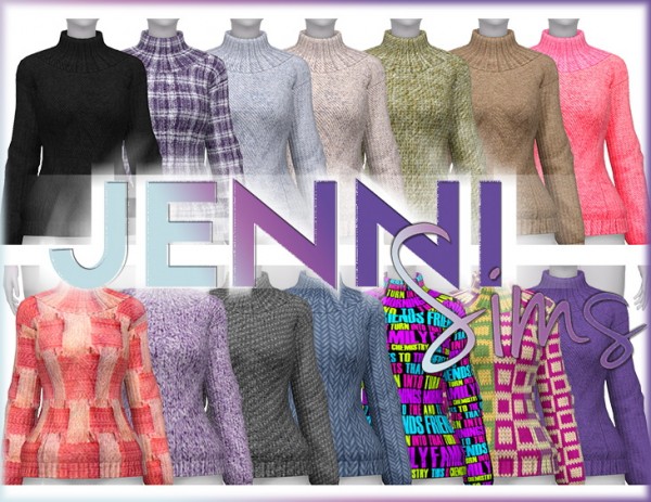  Jenni Sims: Sweater High Collar
