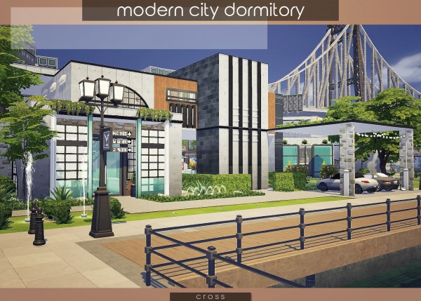  Cross Design: Modern City Dormitory