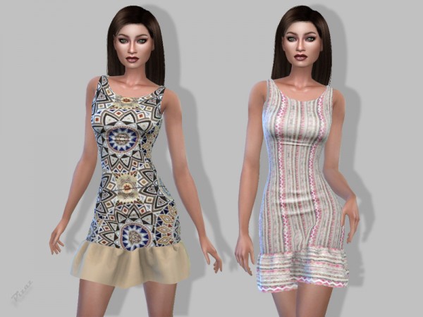  The Sims Resource: Boho Sundress by pizazz