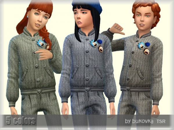  The Sims Resource: Tweed Jacket by bukovka