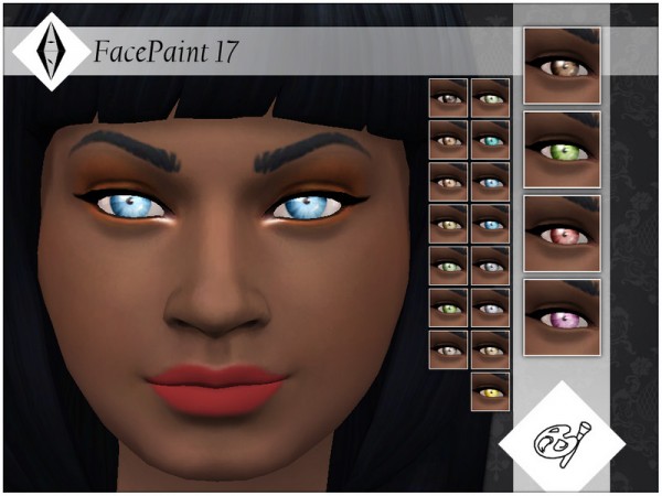  The Sims Resource: Face Paint 17 by AleNikSimmer