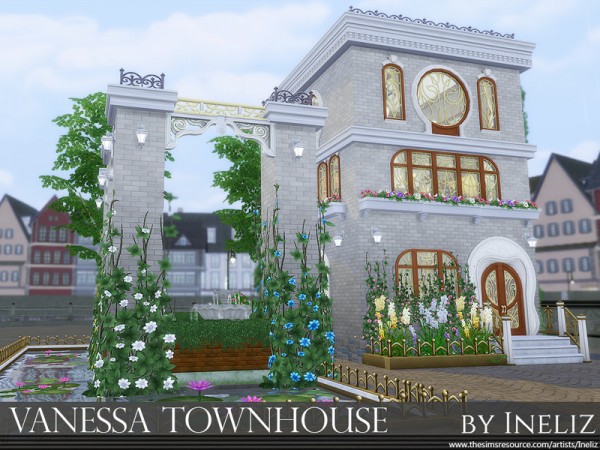  The Sims Resource: Vanessa Townhouse by Ineliz