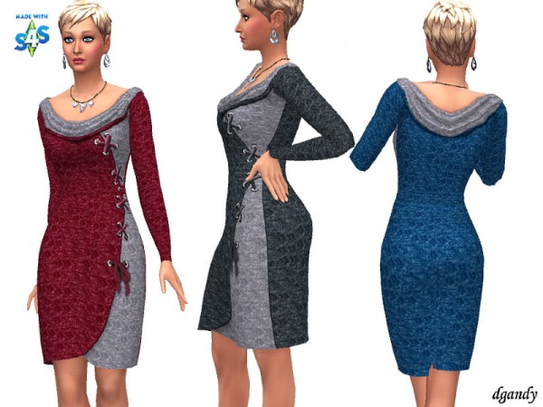  The Sims Resource: Dress 20200105 by dgandy