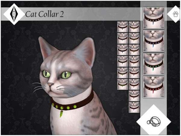  The Sims Resource: Cat Collar 2 by AleNikSimmer