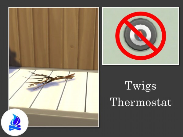  Mod The Sims: Twigs Thermostat by Teknikah