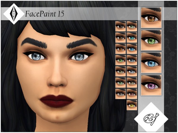  The Sims Resource: Face Paint 15 by AleNikSimmer