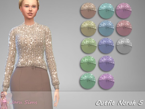  The Sims Resource: Outfit Norah 5 by Jaru Sims