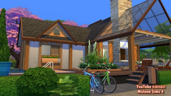  Sims 3 by Mulena: Modern tiny house