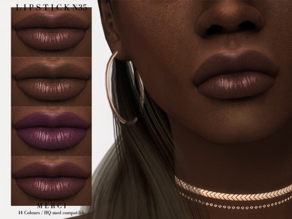  The Sims Resource: Lipstick N35 by Merci