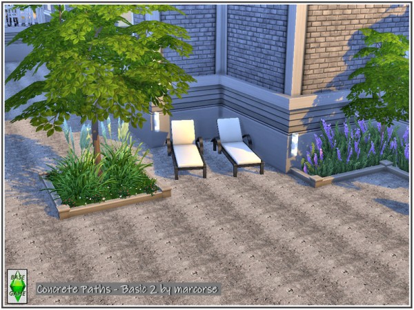  The Sims Resource: Concrete Paths by marcorse