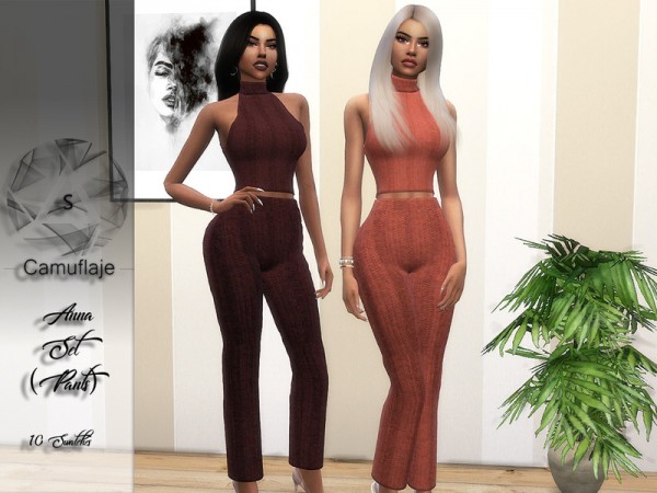  The Sims Resource: Anna Pants by Camuflaje