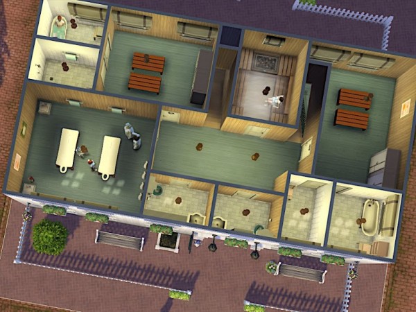  KyriaTs Sims 4 World: Holmsbu Helsebad   No CC