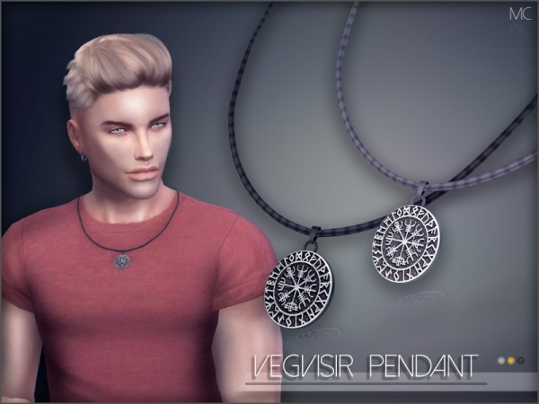  The Sims Resource: Vegvisir Pendant by Mathcope