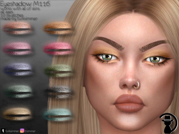  The Sims Resource: Eyeshadow M116 by turksimmer