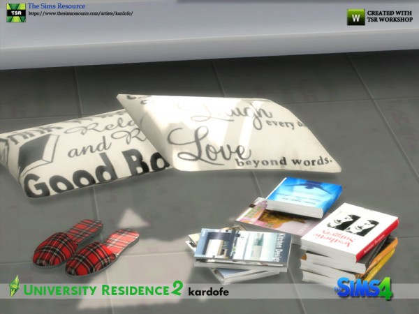  The Sims Resource: University Residence 2 by kardofe