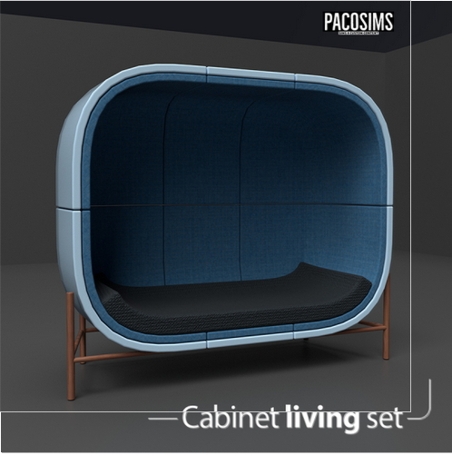  Paco Sims: Cabinet Living Set