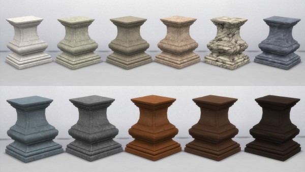  Mod The Sims: Marble Pedestal by TheJim07