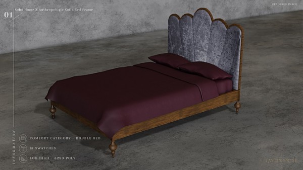  Blooming Rosy: Sofia Bed