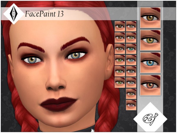  The Sims Resource: Face Paint 13 by AleNikSimmer