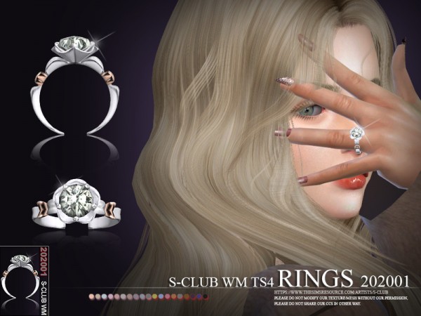  The Sims Resource: Rings 202001 by S club