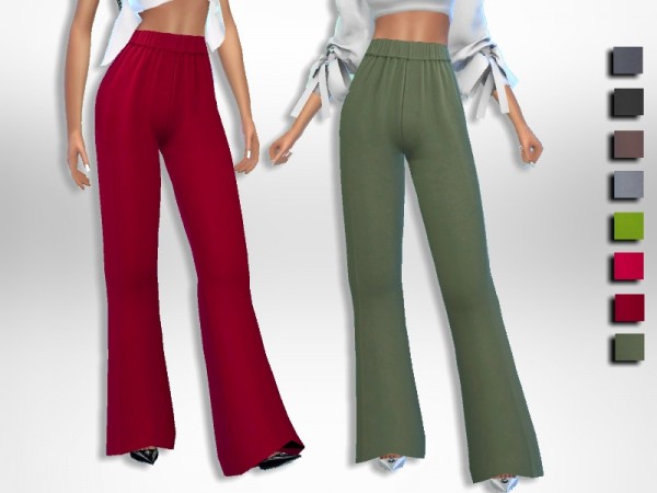  The Sims Resource: Comfy Flare Pants by Puresim