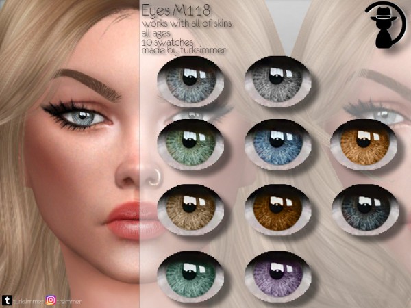  The Sims Resource: Eyes M118 by turksimmer