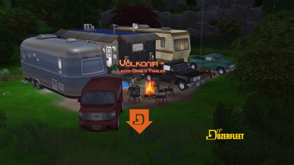  Mod The Sims: Lenny Drae Trailer from Volkonir   v3 by BulldozerIvan