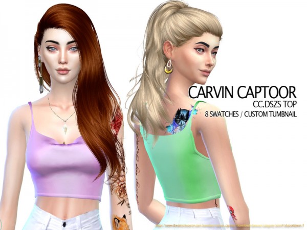  The Sims Resource: Dszs Top by carvin captoor