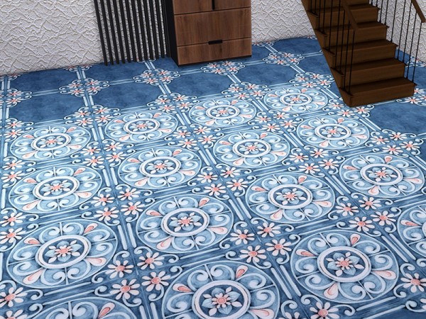  The Sims Resource: Neat Hallway Flora tiles set by matomibotaki